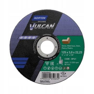 Norton Rezalni disk za beton VULCAN 125x3