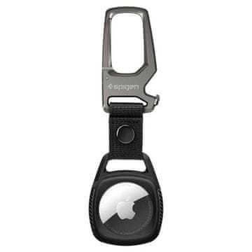 Spigen Ovitek za Apple AirTag Spigen Rugged Armor, črn