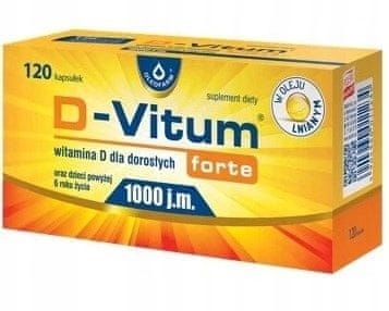 shumee D-Vitum Forte 1000 jm 120 kapsul