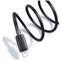 USAMS Usams KY Series US-SJ689 2.4A USB-A na Lightning kabel 1m črne barve
