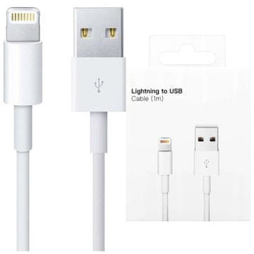 shumee 100 cm kabel Lightning na USB za Apple iPhone USB polnilni kabel bele barve