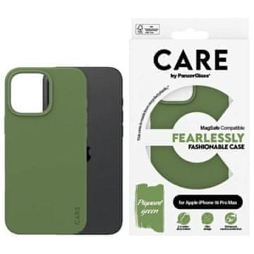 PanzerGlass Ovitek CARE by PanzerGlass Fashion za iPhone 16 Pro Max 6,9" zelen/zelen MagSafe 1388