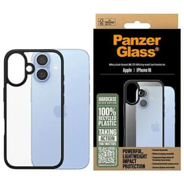 PanzerGlass PanzerGlass trdi ovitek za iPhone 16 6.1" črn/črn 1295