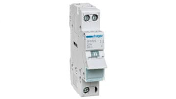 Hager Modularno stikalo s centralnim položajem IZKLOP 1-0-2 1P 25A 230V SFB125