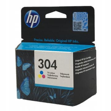 shumee Originálna trojfarebná atramentová kazeta HP 304 CMY N9K05AE pre HP DeskJet 2632 2620 ENVY