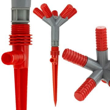 shumee ROTACIJSKI PETOROKNI VRTNI ŠKROPILNIK, VGRADEN