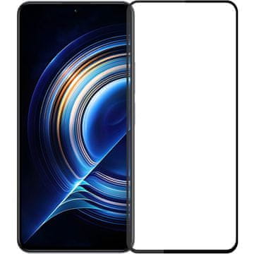 shumee 5D Full Glue kaljeno steklo za Xiaomi POCO F5 črna
