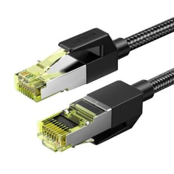 shumee UGREEN NW150 pleteni omrežni kabel, Ethernet RJ45, Cat.7, F/FTP, 1 m (črn)