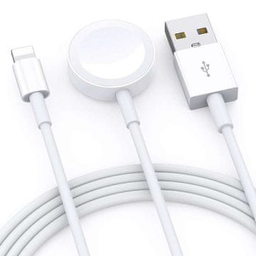 shumee Brezžični polnilnik Alogy 2-v-1 Qi Lightning za Apple Watch iPhone