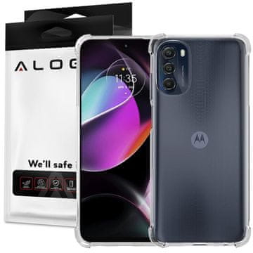 shumee Oklepni ovitek Alogy za Motorola Moto G 5G 2022, prozoren, odporen proti udarcem