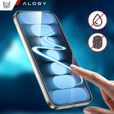 shumee Hibridno steklo za Samsung Galaxy S23 FE za zaslon Alogy Flexi Glass 9H ovitek, prijazen do ravnih površin.