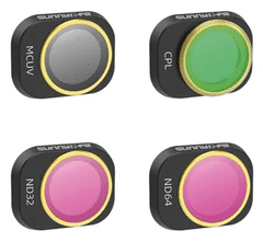 shumee KOMPLET 4 FILTROV ZA DJI MINI 4 PRO - ND32 / ND64 CPL MCUV + ETUI