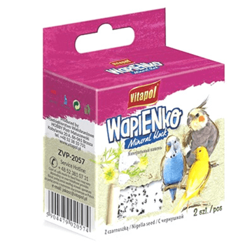 shumee Vitapol Wapenko - Apnenčasta kocka s črno kumino za ptice 35g