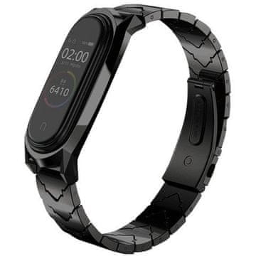 shumee Zapestnica VStyle GT band Mijobs za Xiaomi Mi Band 34 črne barve