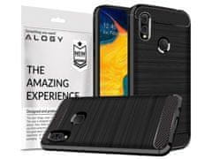 shumee Ovitek Alogy Rugged Armor za Samsung Galaxy A30A20M10S črne barve