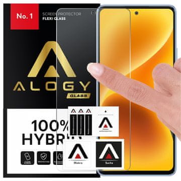 shumee Hibridno steklo za Samsung Galaxy A53 5G za zaslon Alogy Flexi Glass 9H ovitek, prijazen do ploskega zaslona