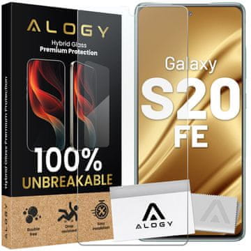 shumee Hibridno steklo za Samsung Galaxy S20 FE za zaslon Alogy Flexi Glass 9H ohišje, prijazno ravno za zaslon