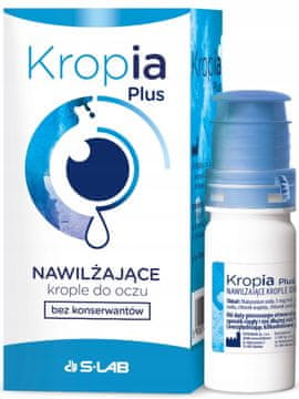 shumee KROPIA PLUS vlažilne kapljice za oči BREZ KONZERVANSOV S-Lab 10 ml