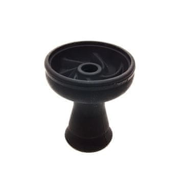 shumee Črna silikonska posoda Vortex Bowl