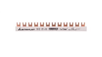 Elektro-Plast Priključna zbiralka 1P 63A 10mm2 viličasta 1F S12 1F-0 45.102
