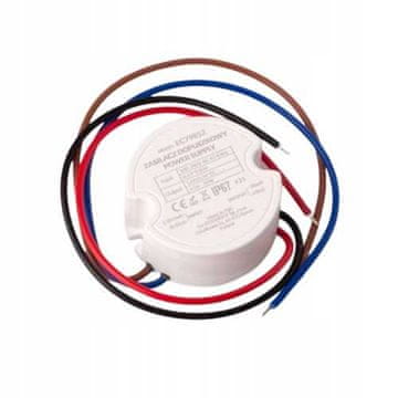 shumee LED napajalnik 12V IP67 30W okrogel za omarico