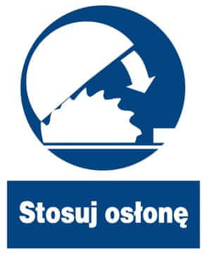 shumee ZNO-1 - OBVEZNI ZNAK - uporabite ščit - znak za varnost in zdravje pri delu