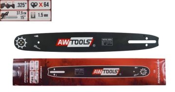 shumee AWTOOLS VODILO ZA ŽAGO 38 cm/64/325""/1,5 mm ZA HUSQVARNA / ČRNO LINIJO