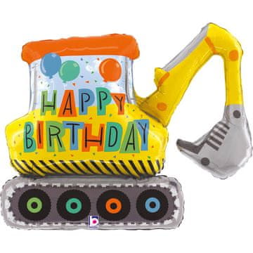 Grabo Folija balon za rojstni dan Excavator 79 cm