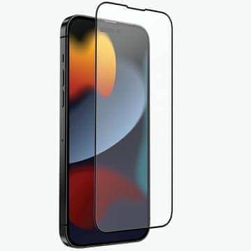 UNIQ Kaljeno steklo za iPhone 14 UNIQ Optix Matte z mat aplikatorjem