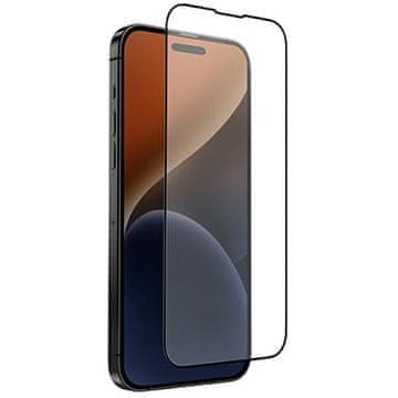 UNIQ Kaljeno steklo za iPhone 15 UNIQ Matte z aplikatorjem