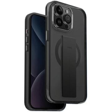 UNIQ Polnilni ovitek Heldro Mag za iPhone 15 Pro Max 6,7" Magclick črne barve/siv