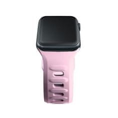 3MK Silikonski ovitek za Apple Watch 38mm 3MK roza