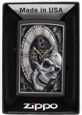 Zippo Vžigalnik ZIPPO SKULL CLOCK 60004591