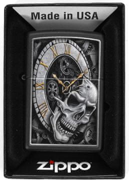 Zippo Vžigalnik ZIPPO SKULL CLOCK 60004591