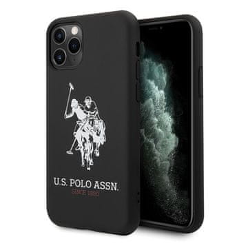 U.S. Polo Assn. Silikonski ovitek US Polo Collection za iPhone 11 Pro Max, črne barve