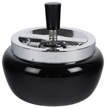 shumee Črn srebrn pepelnik 11cm