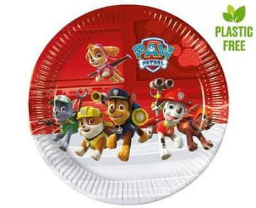 Procos Papirnati krožniki Paw Patrol 23 cm, 8 kosov.