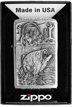 shumee Vžigalnik Zippo z emblemom ribištva 2000407
