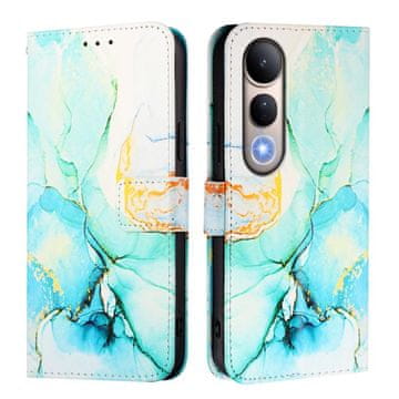 shumee Marmorna torbica denarnica za Vivo V50 Lite zelena