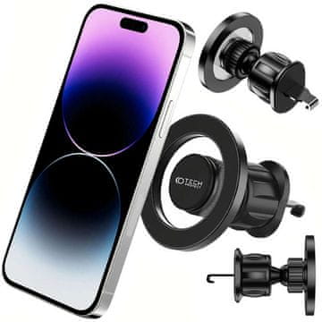 shumee Magnetni nosilec MagSafe Vent za avto, telefon, prezračevalnik, MagSafe črne barve