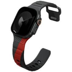 UNIQ Gumijast pašček UNIQ Stride De za Apple Watch 49/46/45/44 mm, antracitne barve