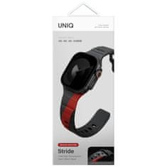 UNIQ Gumijast pašček UNIQ Stride De za Apple Watch 49/46/45/44 mm, antracitne barve