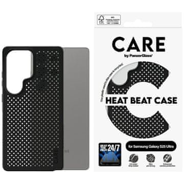 PanzerGlass Ovitek za Samsung Galaxy S25 Ultra PanzerGlass Heat Beat, črn