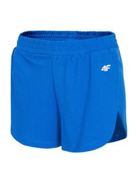 Nikcorp Ženske kratke hlače za trening in prosti čas z elastičnim pasom in razporki modre barve velikost XL