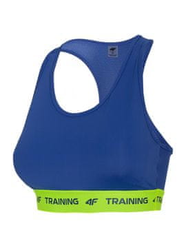 Nikcorp Športni nedrček za vadbo z nizko podporo moder | Ženski top za jogo in pilates z odstranljivimi blazinicami velikost XS