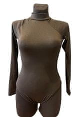 Nikcorp Ženski bodi z dolgimi rokavi, črn, velikost S | Udoben in eleganten bodi iz bombaža za vsakodnevno nošenje