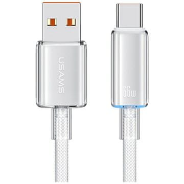 USAMS USAMS USB-A NA USB-C 6A KABEL ZA TELEFONE 1,2 M HITRO NAPAJANJE