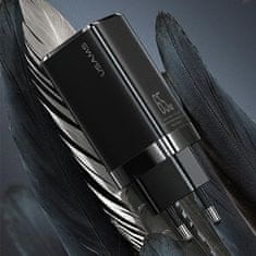 USAMS USAMS 65W 2XUSB-C STENSKI POLNILEC ZA IPHONE 12 13 14 15 PD HITRO POLNJENJE