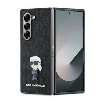Karl Lagerfeld Ovitek Karl Lagerfeld Saffiano Ikonik za Samsung Galaxy Z Fold6 črne barve