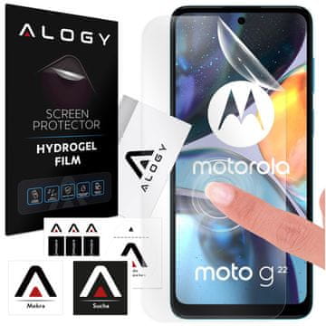 shumee Zaščitna folija za zaslon telefona Motorola Moto G22 G60 G31 E40 G9 z hidrogel folijo Alogy